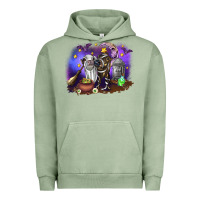 Pigment Oil Green Cow Halloween Urban Hoodie - RanaPortraitStore