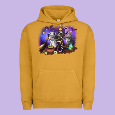 Cow Halloween Urban Hoodie Designed By Ranaportraitstore