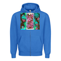 True Royal pink floral nurse with flowers Zipper Hoodie - AdoDesignShop