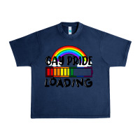Navy Gay pride loading Urban Heavy Tee - FaDigitalArtStudio