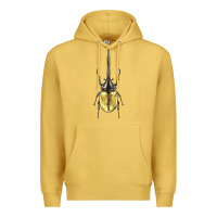 Antique Gold hercules beetle Premium Hoodie - LillyAllenDesigns