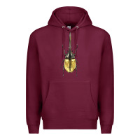 Burgundy hercules beetle Premium Hoodie - LillyAllenDesigns