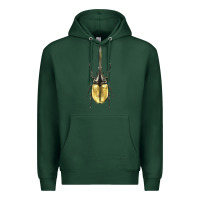 Sports Green hercules beetle Premium Hoodie - LillyAllenDesigns
