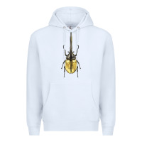 White hercules beetle Premium Hoodie - LillyAllenDesigns