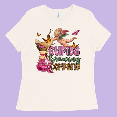 Cupids Brewıng  Company Olivia Ladies Tee Designed By Oliviacreatesart