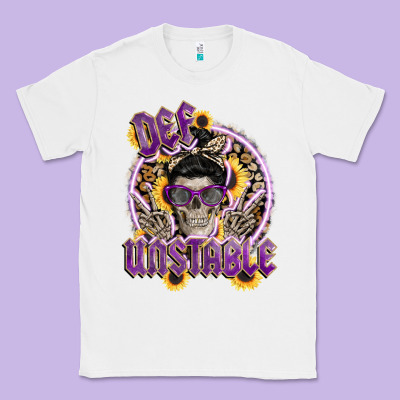 Def Unstable Classic Tee Designed By Cowgirlartshop