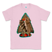 Bubblegum Pink howling wolves arrowhead Classic Tee - Jasminsmagicworld