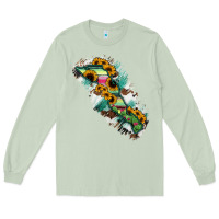 Baja California Sur State Of Mexico Map Long Sleeve Tee | Teevron