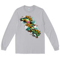 Moon Dust Baja California Sur State Of Mexico Map Long Sleeve Tee - RanaPortraitStore