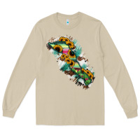 Mushroom Baja California Sur State Of Mexico Map Long Sleeve Tee - RanaPortraitStore