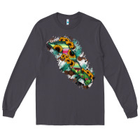 Smoke Baja California Sur State Of Mexico Map Long Sleeve Tee - RanaPortraitStore