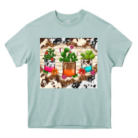 Arona cowhide succulent Heavy Core Tee - TumblerDesignByShophia