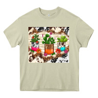 Mossy cowhide succulent Heavy Core Tee - TumblerDesignByShophia