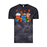 Cloud Black Basketball Coffee Cups Vintage Tee - FaDigitalArtStudio