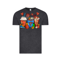 Vintage Black Basketball Coffee Cups Vintage Tee - FaDigitalArtStudio