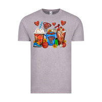 Vintage Zinc Basketball Coffee Cups Vintage Tee - FaDigitalArtStudio