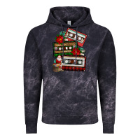 Cloud Black christmas cassette gemstone Vintage Hoodie - FaDigitalArtStudio