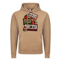 Vintage Coffee christmas cassette gemstone Vintage Hoodie - FaDigitalArtStudio