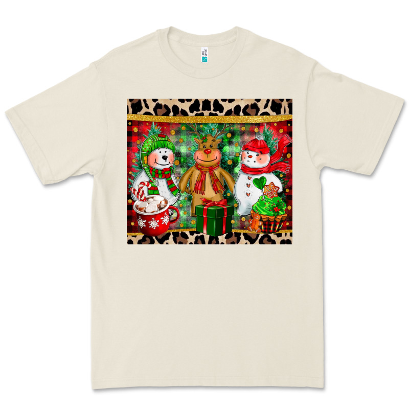 Christmas Snowman Polar Bear Reindeer Premium Tee by CowGirlArtShop | Teevron