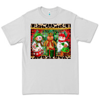Dove Grey christmas snowman polar bear reindeer Premium Tee - CowGirlArtShop