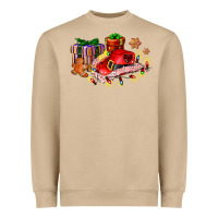Mushroom cowgirl hat with gifts and cookies Heavyweight Sweatshirt - AdoDesignShop