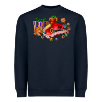 Navy cowgirl hat with gifts and cookies Heavyweight Sweatshirt - AdoDesignShop