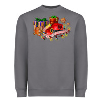 Storm cowgirl hat with gifts and cookies Heavyweight Sweatshirt - AdoDesignShop