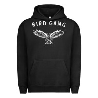 Pigment Black bird gang eagle   philadelphia football fans Urban Hoodie - artisFamous