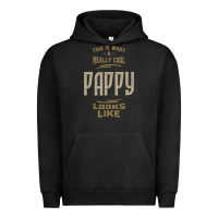 Pigment Black Really Cool Pappy Urban Hoodie - artisFamous