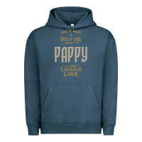 Pigment Midnight Navy Really Cool Pappy Urban Hoodie - artisFamous