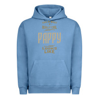 Pigment Pebble Blue Really Cool Pappy Urban Hoodie - artisFamous