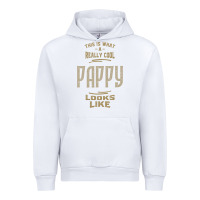 White Really Cool Pappy Urban Hoodie - artisFamous
