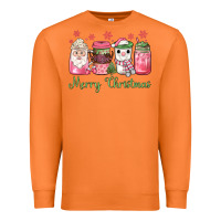 Carrot pink  merry christmas coffee Premium Sweatshirt - JahusDesignShop