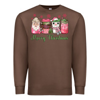 Chestnut pink  merry christmas coffee Premium Sweatshirt - JahusDesignShop