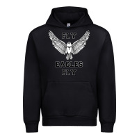 Black fly eagles fly philadelphia Urban Hoodie - artisFamous