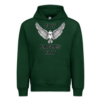 Forest Green fly eagles fly philadelphia Urban Hoodie - artisFamous