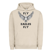 Pigment French Oak fly eagles fly philadelphia Urban Hoodie - artisFamous