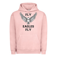 Pigment Salmon fly eagles fly philadelphia Urban Hoodie - artisFamous