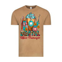 Vintage Camel Dental Office Manager cold drink frappe Vintage Tee - FaDigitalArtStudio