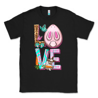 Black Love Rabbit Easter Day Classic Tee - HowdyJamesFarm