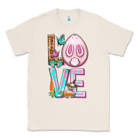 Natural Love Rabbit Easter Day Classic Tee - HowdyJamesFarm