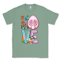 Sage Love Rabbit Easter Day Classic Tee - HowdyJamesFarm