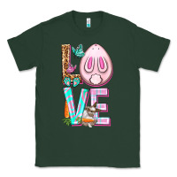 Sports Green Love Rabbit Easter Day Classic Tee - HowdyJamesFarm