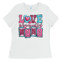 White love is being called mama Ladies Tee - OliviaCreatesArt