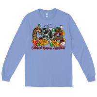 Colony Blue christmas cna certified nursing assistant Long Sleeve Tee - FaDigitalArtStudio