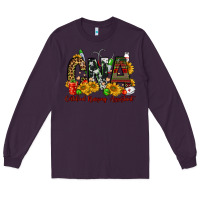 Plum christmas cna certified nursing assistant Long Sleeve Tee - FaDigitalArtStudio