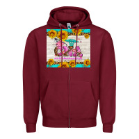 Burgundy western cna Zipper Hoodie - AdoDesignShop