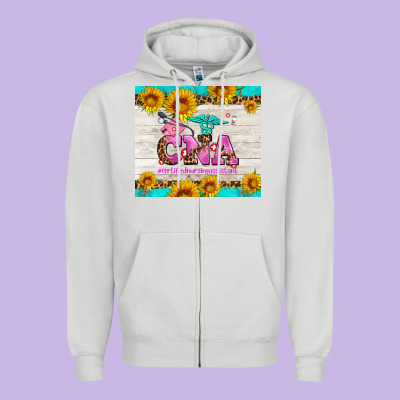 Western Cna Zipper Hoodie Designed By Adodesignshop
