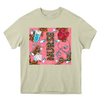 Mossy pink glitter nurse Heavy Core Tee - TumblerDesignByShophia