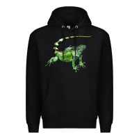 Black İguana Premium Hoodie - LillyAllenDesigns